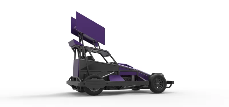 New Zealand Superstock car Version 4 Scale 1:25 - Model preview 21