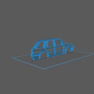 BMW - E30 Break Wall Art