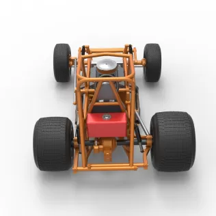 Vintage Sprint car Base Version 2 Scale 1:25 - Model thumbnail 17