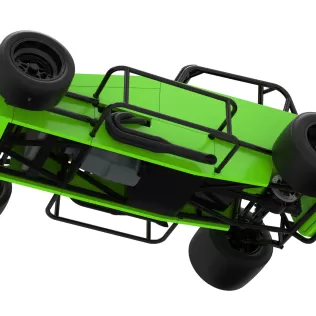 Pavement Silver Crown Car Version 3 Scale 1:25 - Model thumbnail 3
