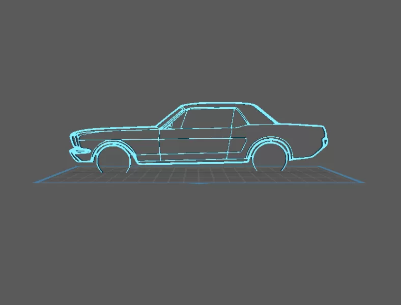 Ford - Mustang 1970 - Model preview 2