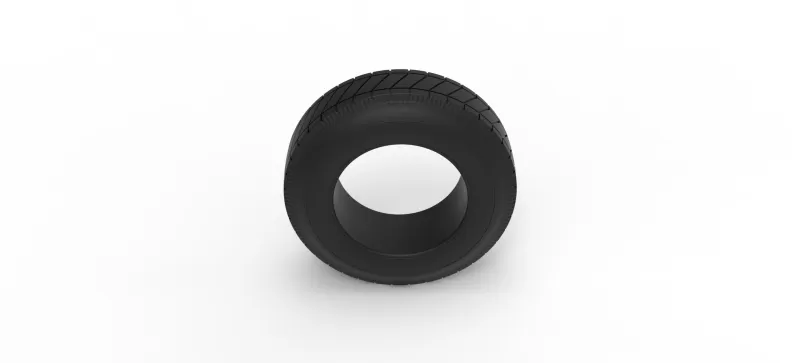 Vintage dirt tire Version 3 Scale 1:25 - Model preview 6