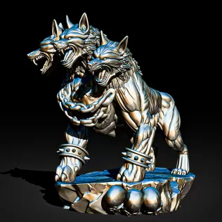 Cerberus Three-Headed Hellhound #RoZ - Model thumbnail 1