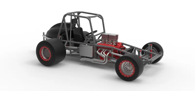 Vintage Pavement Silver Crown Car Base Scale 1:25 - Model preview 24