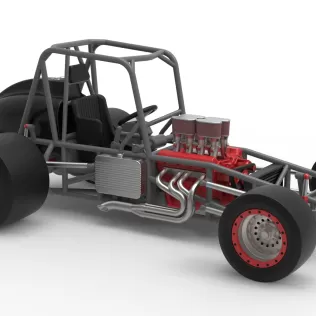 Vintage Pavement Silver Crown Car Base Scale 1:25 - Model thumbnail 24