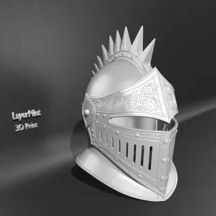 Medieval Knight Helmet