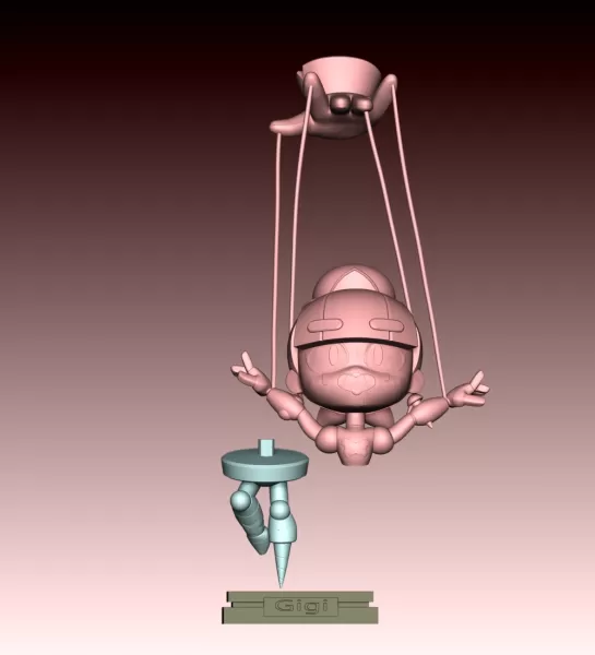 Gigi - Brawl Stars - Model preview 10