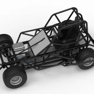 BriSCA Micro Formula 2 Stock Car Base Scale 1:16 - Model thumbnail 4