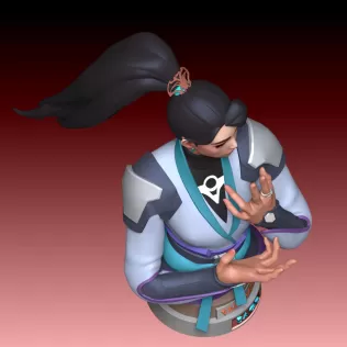 Sage Bust FanArt - Model thumbnail 9