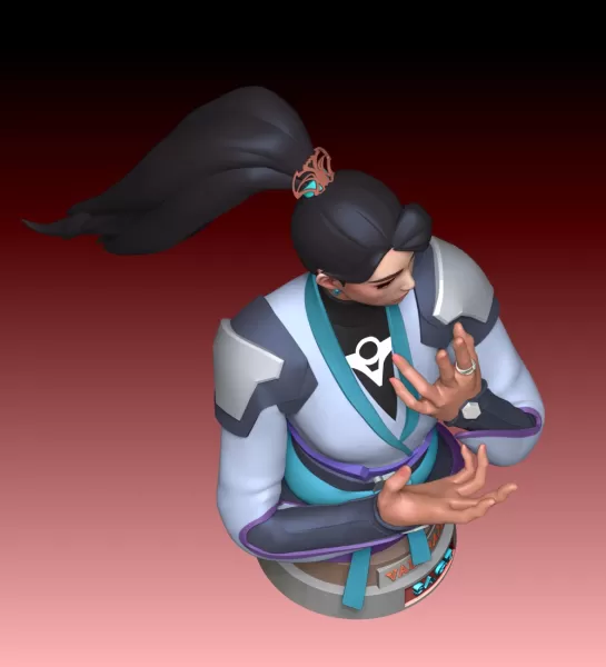 Sage Bust FanArt - Model preview 9