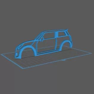 Mini Cooper - Wall Art - Model thumbnail 1