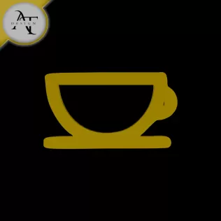 Simple Coffee Cup Symbol - 2D Art
