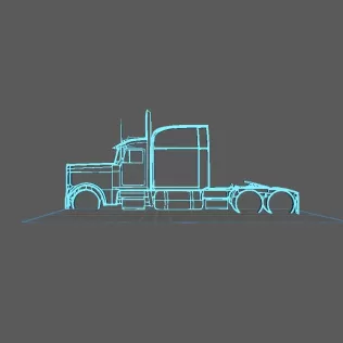 Truck - American Truck Wall Art