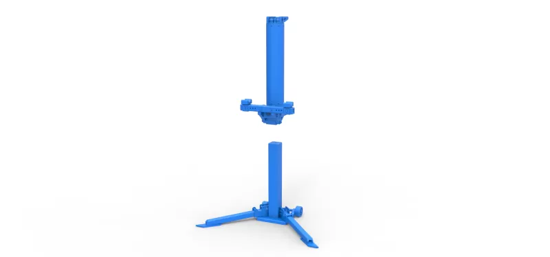 Bumper Jack for race car Scale 1:25 - Model preview 11
