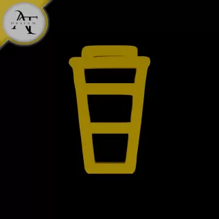 Simple Coffee Cup Symbol - 2D Art