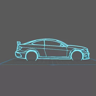 Mercedes - C3 AMG Wall Art