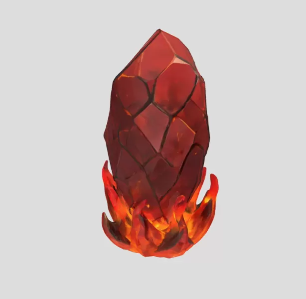 Ruby Gem on Fire - Model preview 1