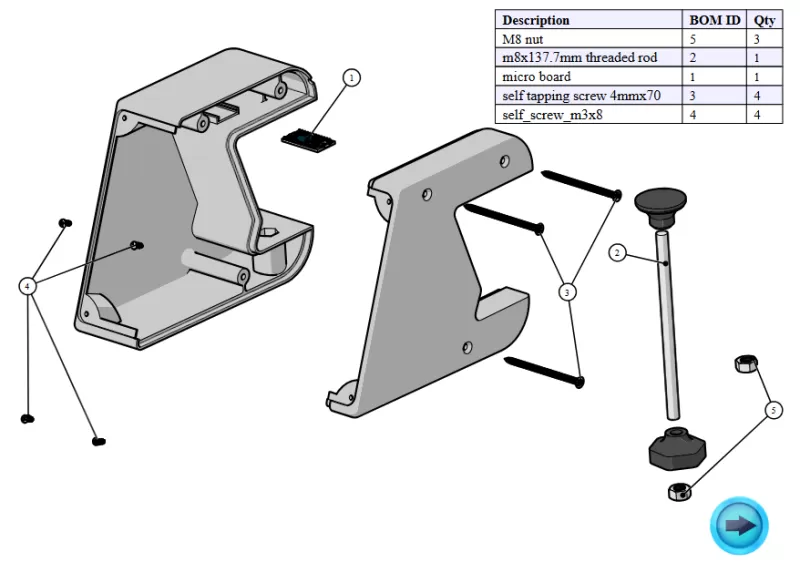 TRIMWHEEL FOR FLIGTH SIMULATOR - Model preview 1
