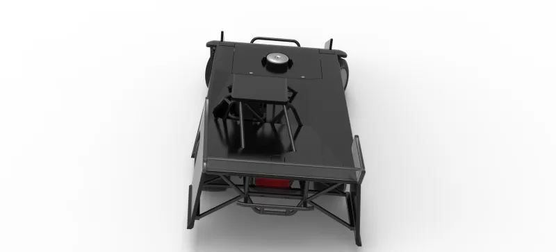 Wedge Dirt Late model while turning Scale 1:25 - Model preview 17