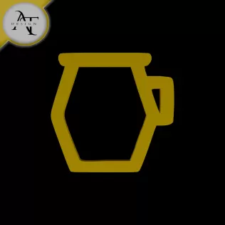 Simple Coffee Cup Symbol - 2D Art