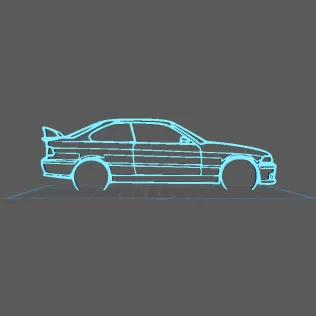 BMW - M3 E36 Wall Art