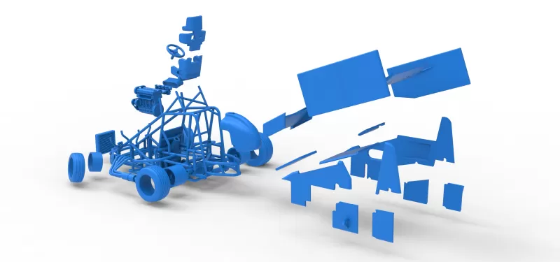 New Zealand Minisprint while turning Scale 1:25 - Model preview 29