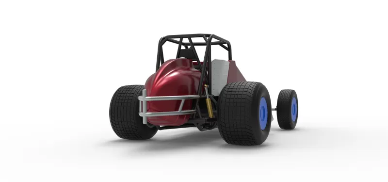 Vintage Dirt Silver Crown Car Scale 1:25 - Model preview 19