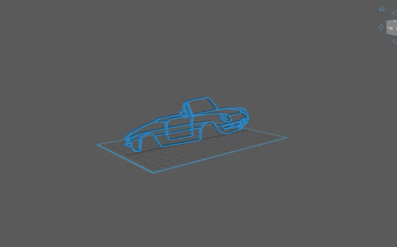 Alfa Romeo - Spider Wall Art - Model preview 1