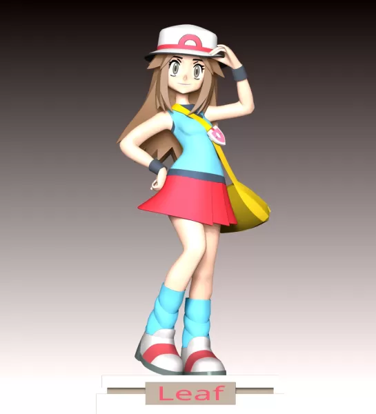 Leaf - Pokemon - Model preview 2