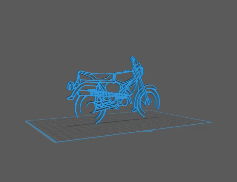 Simson - S51 Enduro Wall Art - Model preview 2