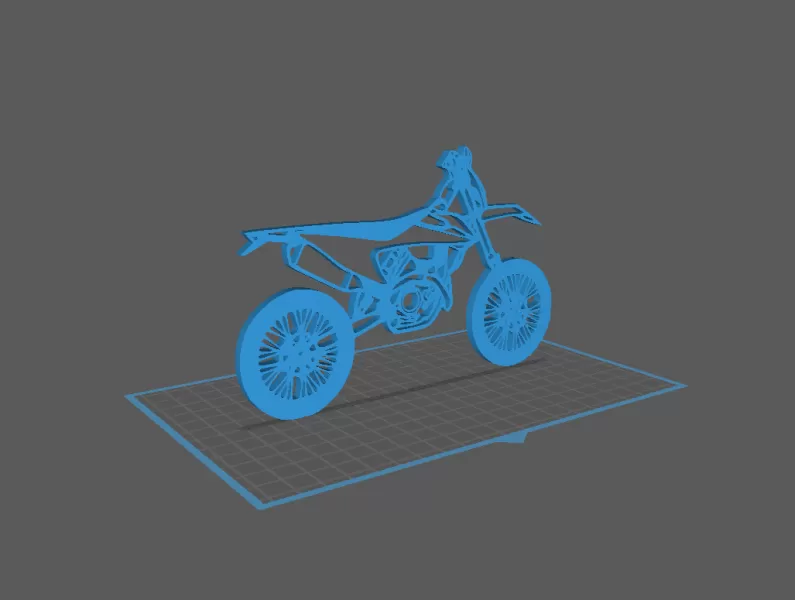 KTM - EXCF Wall Art - Model preview 1
