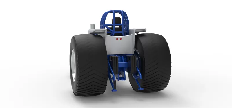 Pro Stock Pulling Tractor Version 5 Scale 1:25 - Model preview 12