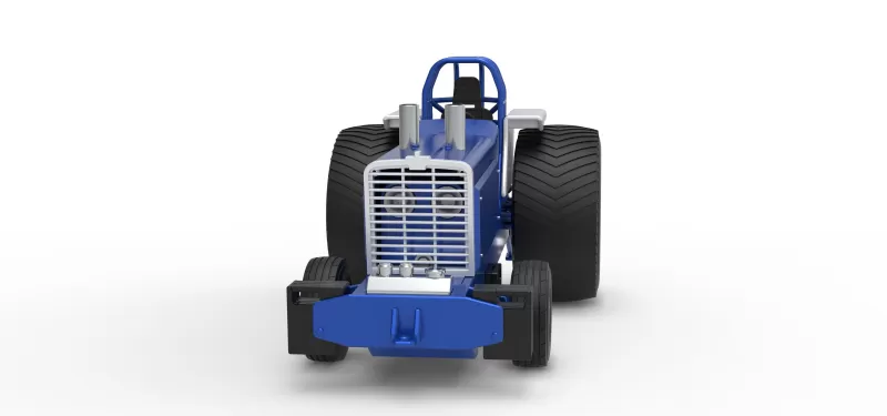 Pro Stock Pulling Tractor Version 5 Scale 1:25 - Model preview 4
