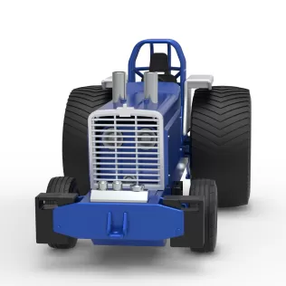 Pro Stock Pulling Tractor Version 5 Scale 1:25 - Model thumbnail 4