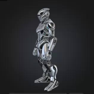 Sci-fi Robot - Model thumbnail 2