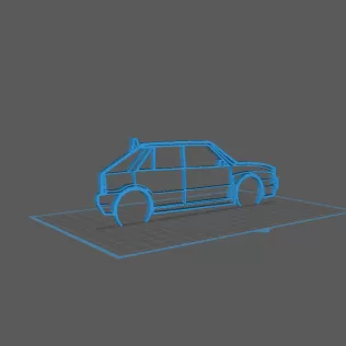 Lancia - Delta Wall Art - Model thumbnail 1