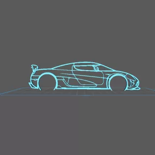 Koenigsegg - Agera RS Wall Art