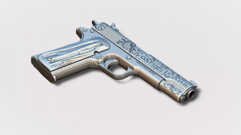 Colt 1911 (Al Capone Style) #RoZ - Model preview 7