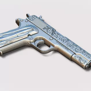 Colt 1911 (Al Capone Style) #RoZ - Model thumbnail 7