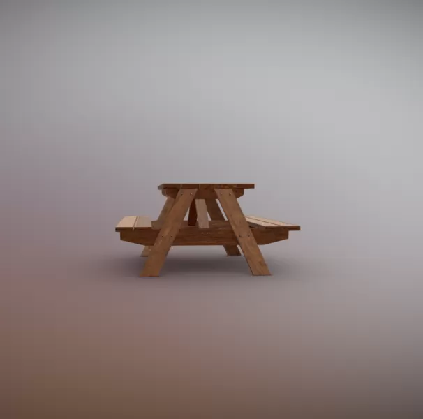 PICNIC TABLE - Model preview 3