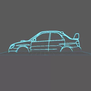 Subaru - Impreza Wall Art