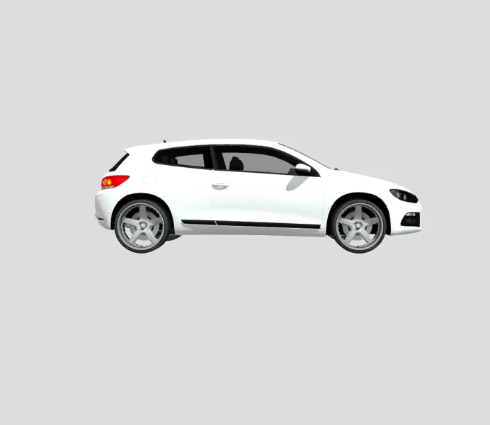 volkswagen scirocco - Model preview 3