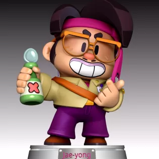 Jae-yong - Brawl Stars - Model thumbnail 2