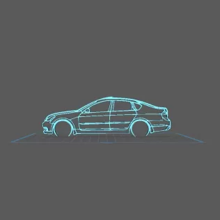 Nissan - Fuga 2006 Wall Art