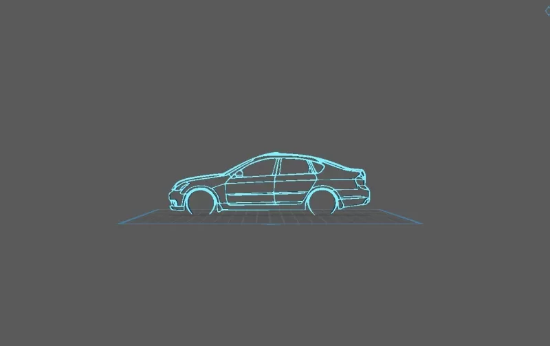 Nissan - Fuga 2006 Wall Art - Model preview 1
