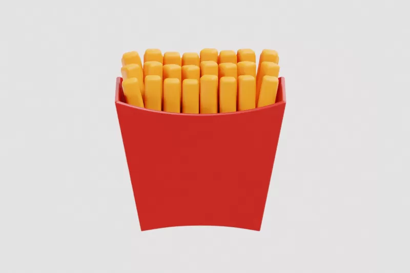 French Fries - Model preview 4