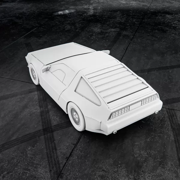 DMC DeLorean #RoZ - Model preview 3