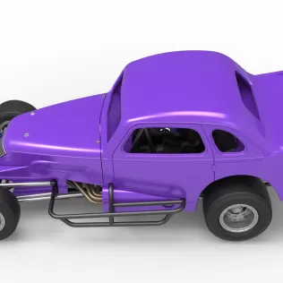 Vintage Dirt Modified stock car Scale 1:25 - Model thumbnail 10