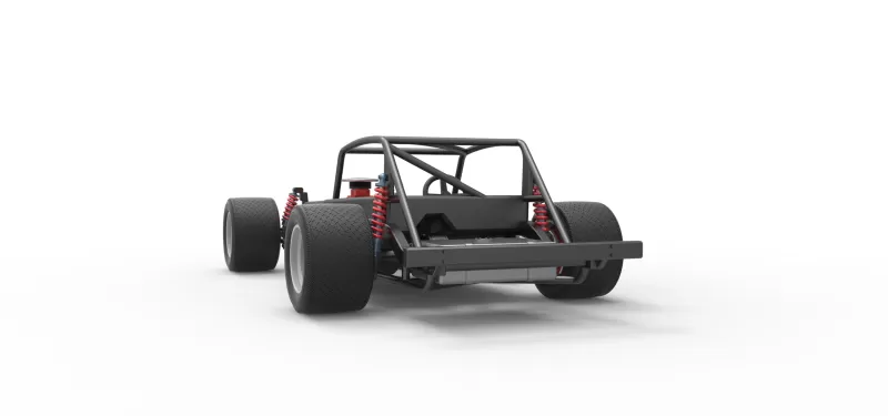 Vintage Asphalt Modified stock car Base V5 Scale 1:25 - Model preview 15