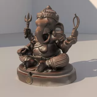 Ganesha statue - Model thumbnail 2